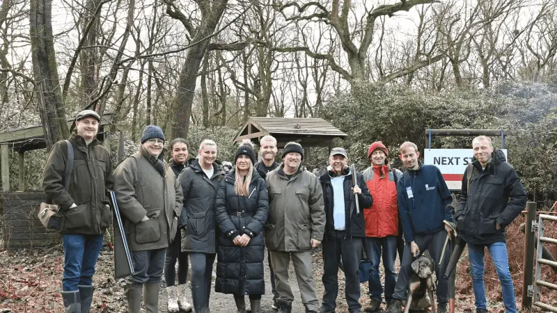 stag & Hen party enjoying a day of clay pigeon shooting
